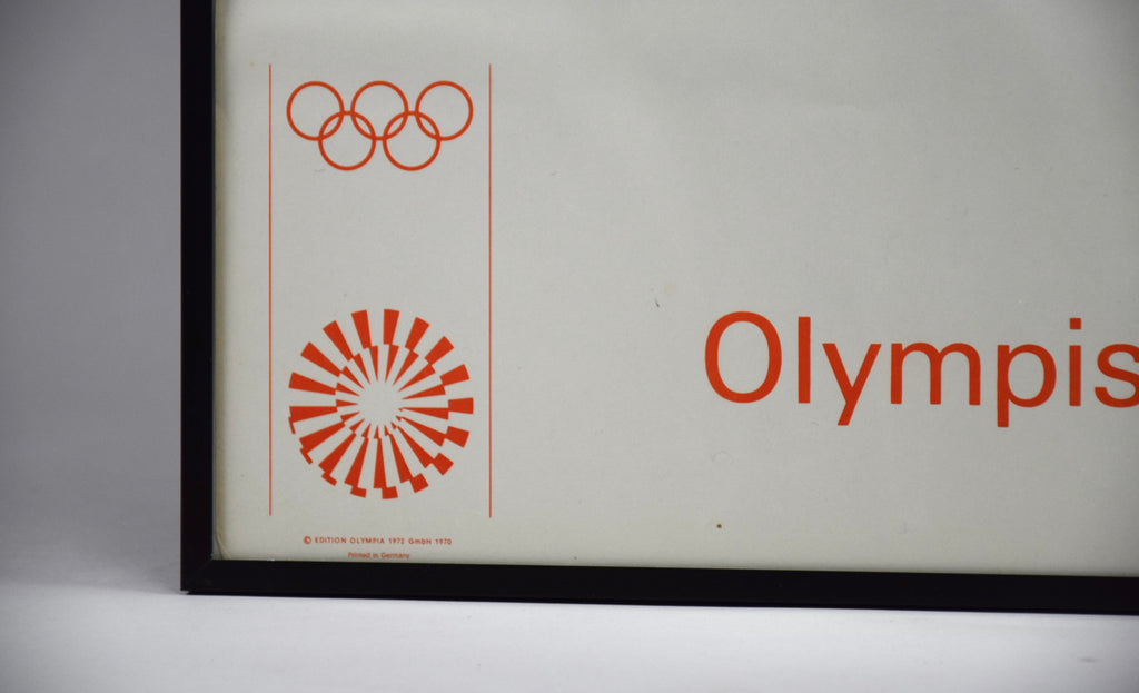Pierre Soulages Original 1972 München Olympic Poster - wall decorations