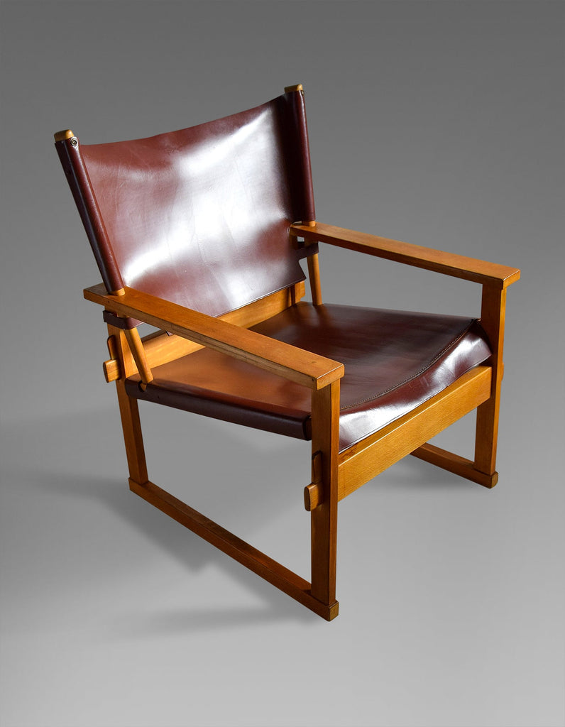 Poul Hundevad Safari Armchair Denmark 1950 - Furniture