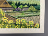 Rape Blossoms Japanese woodblock print by Masao Ido - Art