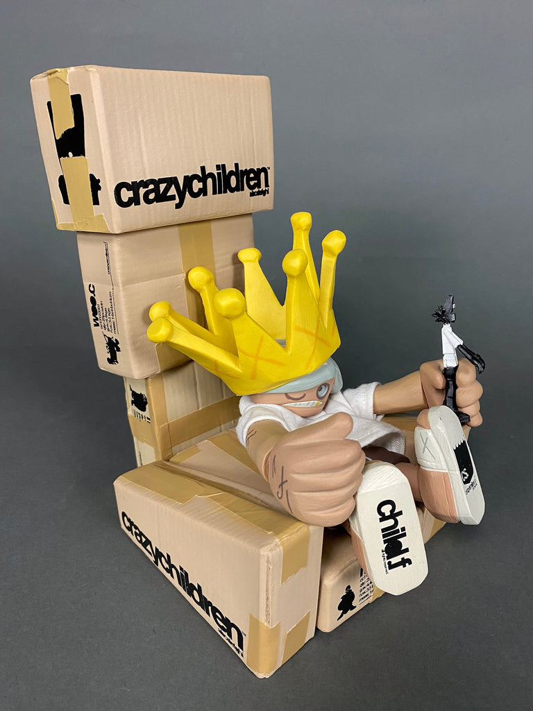 Rare 2002 Designer Toy King by Michael Lau - Art Toys