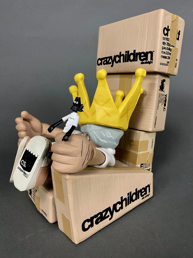 Rare 2002 Designer Toy King by Michael Lau - Art Toys
