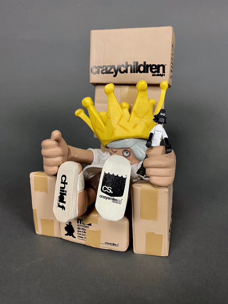 Rare 2002 Designer Toy King by Michael Lau - Art Toys