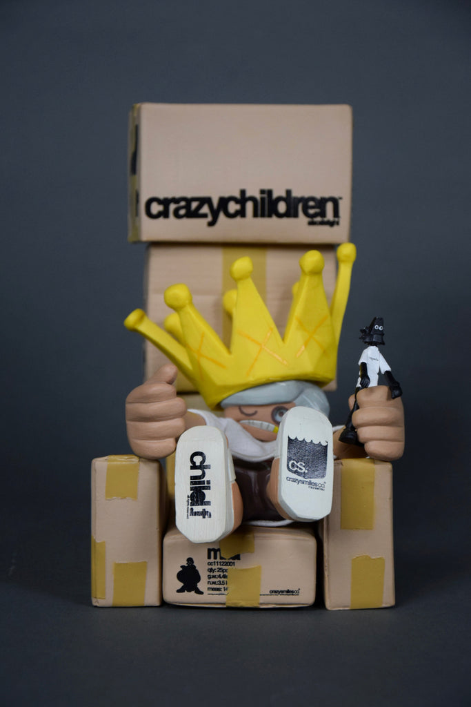 Rare 2002 Designer Toy King by Michael Lau - Art Toys