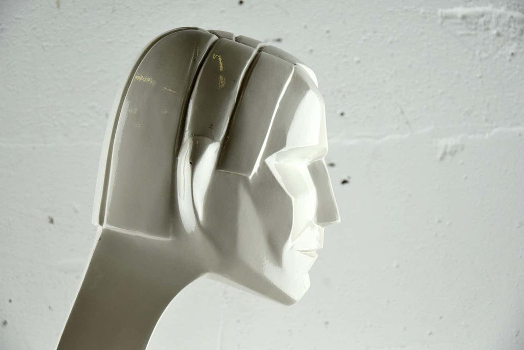 Rare Sophisticated 1970 Buste in Art Deco Style - Decor
