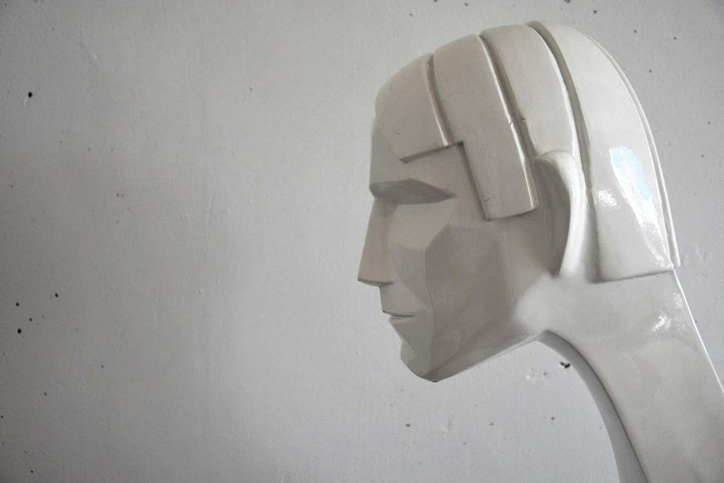 Rare Sophisticated 1970 Buste in Art Deco Style - Decor