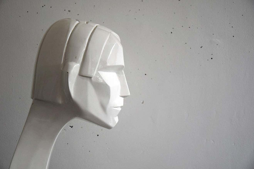 Rare Sophisticated 1970 Buste in Art Deco Style - Decor