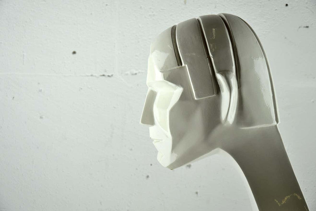 Rare Sophisticated 1970 Buste in Art Deco Style - Decor