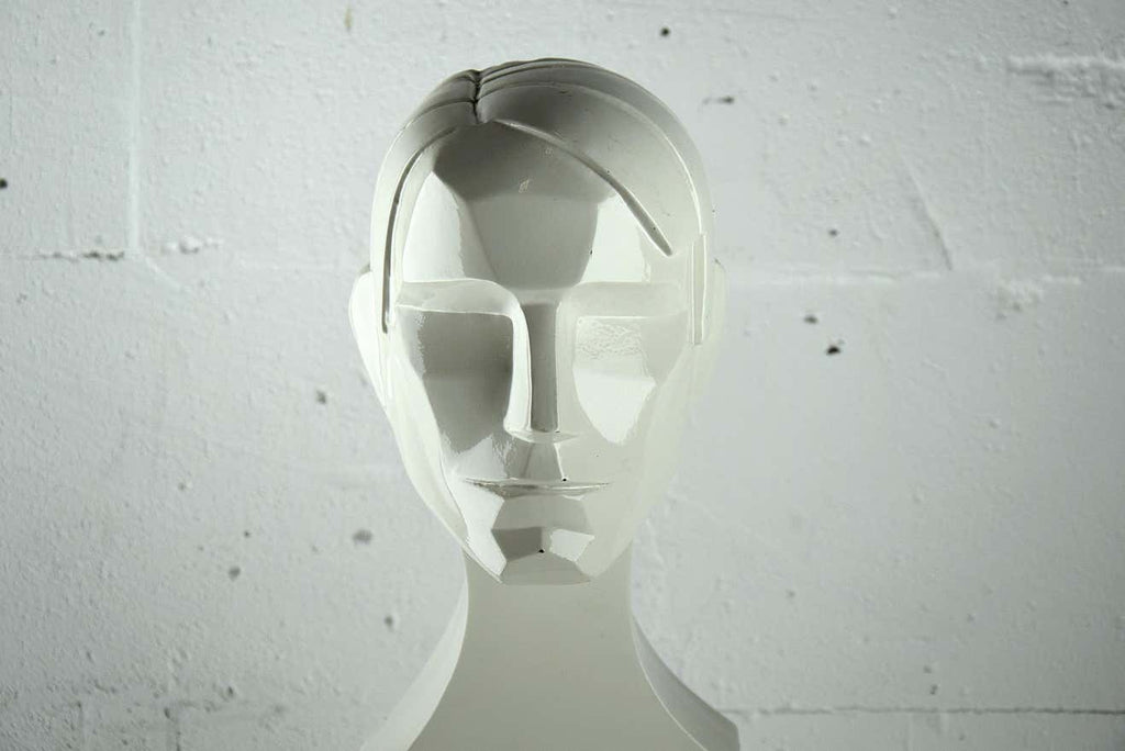 Rare Sophisticated 1970 Buste in Art Deco Style - Decor
