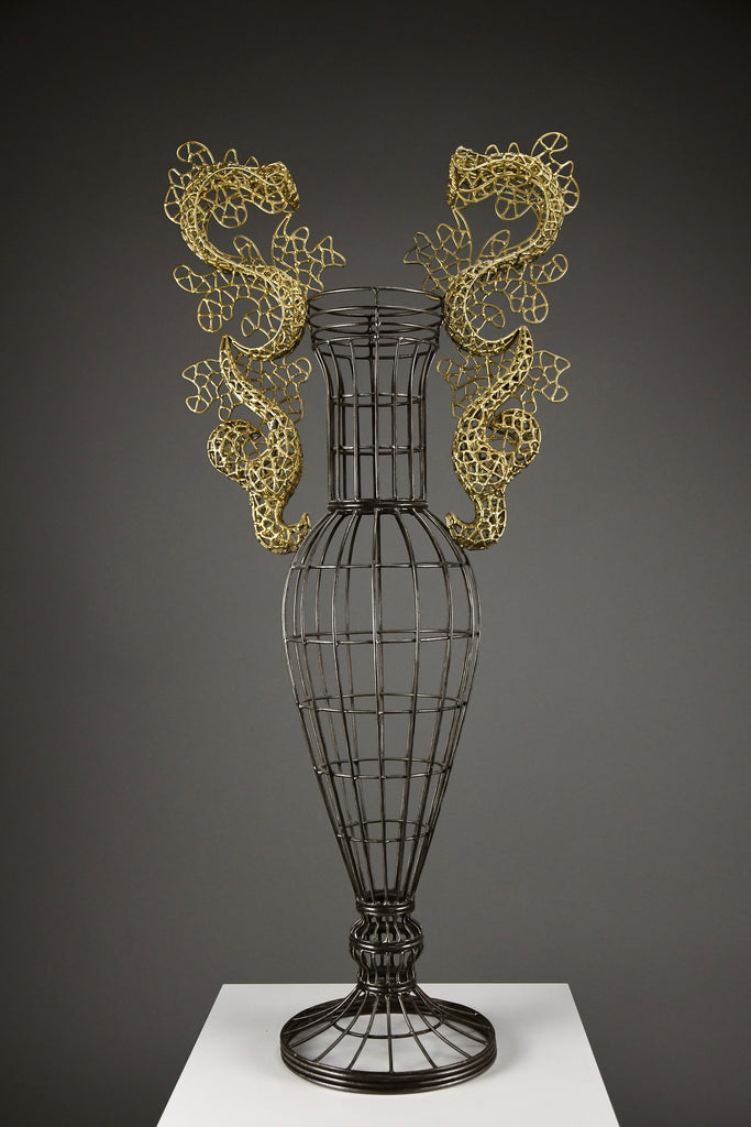 Rare “Vas Hippocampus” (Seahorse Vase) by Annacleto Spazzapan 2011 - Decor
