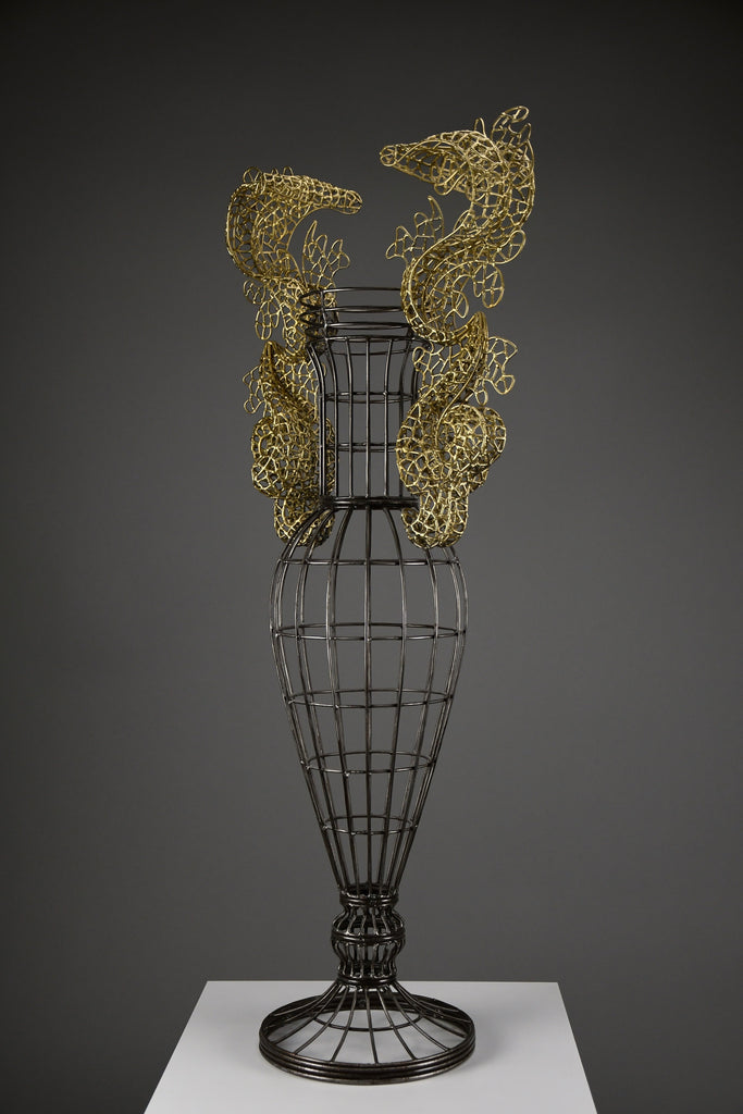 Rare “Vas Hippocampus” (Seahorse Vase) by Annacleto Spazzapan 2011 - Decor