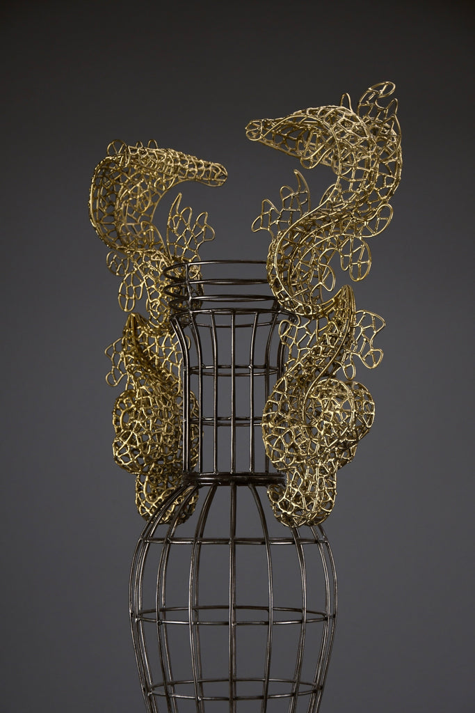 Rare “Vas Hippocampus” (Seahorse Vase) by Annacleto Spazzapan 2011 - Decor