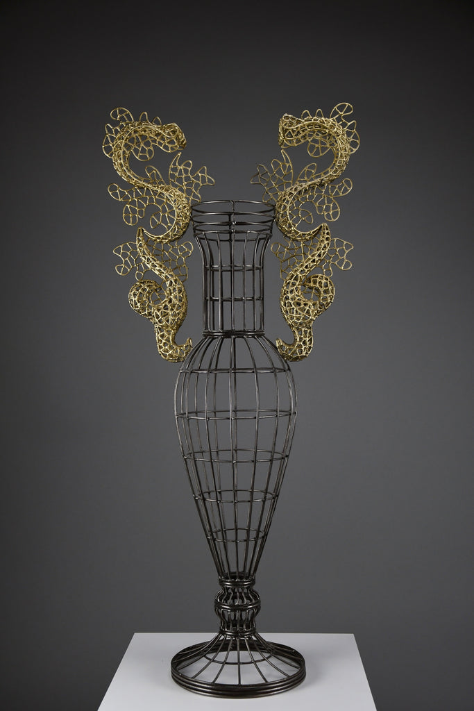 Rare “Vas Hippocampus” (Seahorse Vase) by Annacleto Spazzapan 2011 - Decor