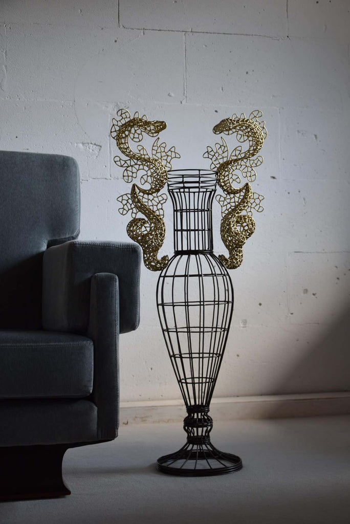 Rare “Vas Hippocampus” (Seahorse Vase) by Annacleto Spazzapan 2011 - Decor
