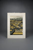 Ray Morimura, Gassan (Mount Gassan) 1998, signed limited edition multi-color woodblock Print 16/50 - Art