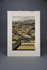 Ray Morimura, Gassan (Mount Gassan) 1998, signed limited edition multi-color woodblock Print 16/50 - Art