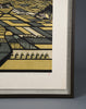 Ray Morimura, Gassan (Mount Gassan) 1998, signed limited edition multi-color woodblock Print 16/50 - Art