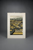 Ray Morimura, Gassan (Mount Gassan) 1998, signed limited edition multi-color woodblock Print 16/50 - Art