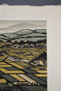 Ray Morimura, Gassan (Mount Gassan) 1998, signed limited edition multi-color woodblock Print 16/50 - Art