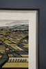 Ray Morimura, Gassan (Mount Gassan) 1998, signed limited edition multi-color woodblock Print 16/50 - Art