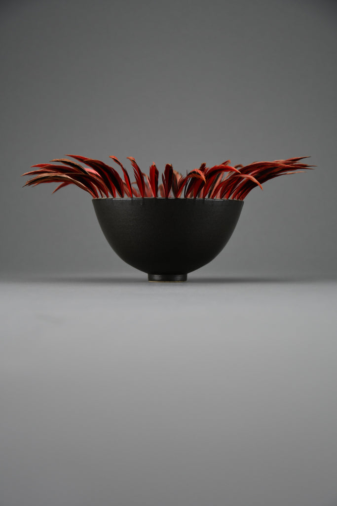 Renate Weidner “Bowl with Feathers,” 2004 - Art