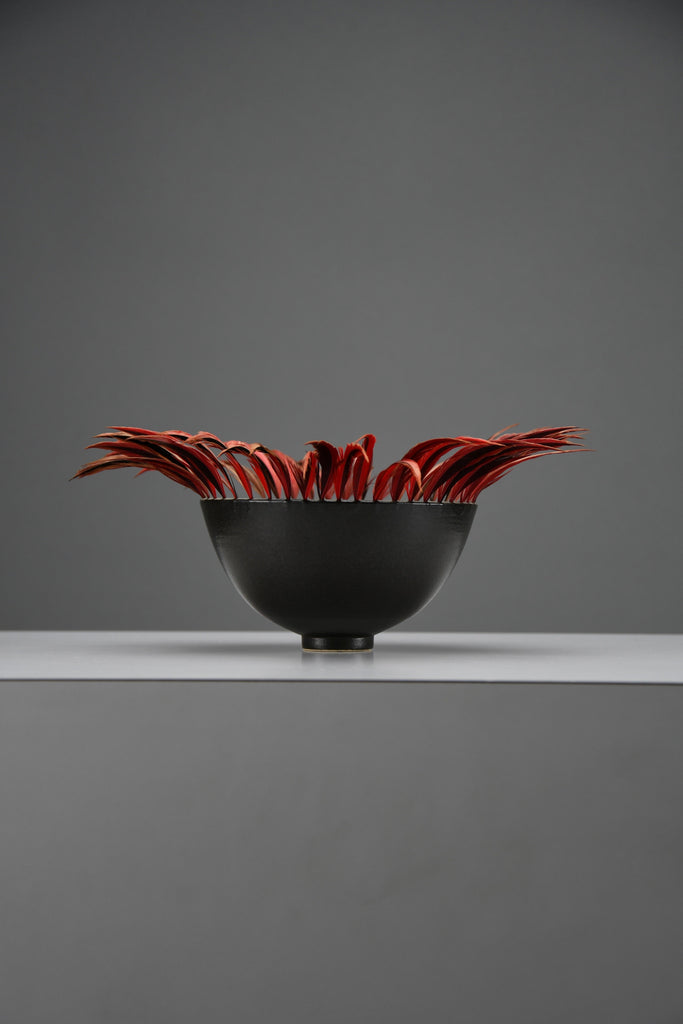 Renate Weidner “Bowl with Feathers,” 2004 - Art