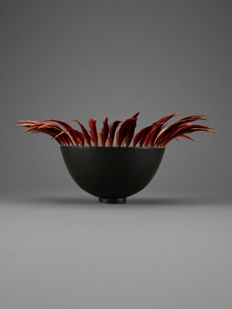 Renate Weidner “Bowl with Feathers,” 2004 - Art