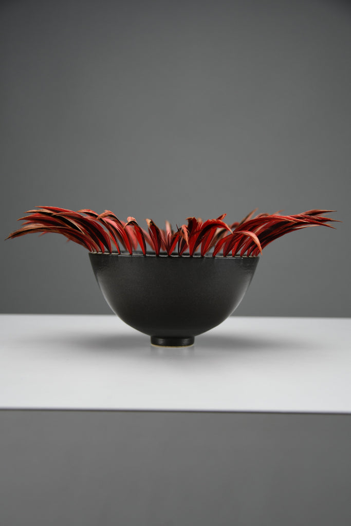 Renate Weidner “Bowl with Feathers,” 2004 - Art