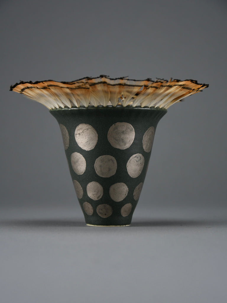 Renate Weidner Rare “Vase with Feathers” 2004 - Art