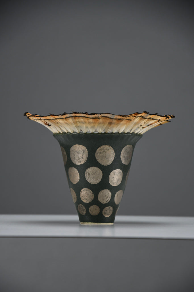 Renate Weidner Rare “Vase with Feathers” 2004 - Art