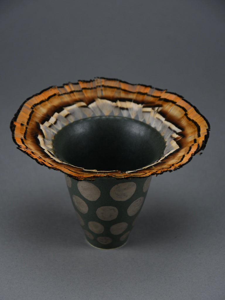 Renate Weidner Rare “Vase with Feathers” 2004 - Art