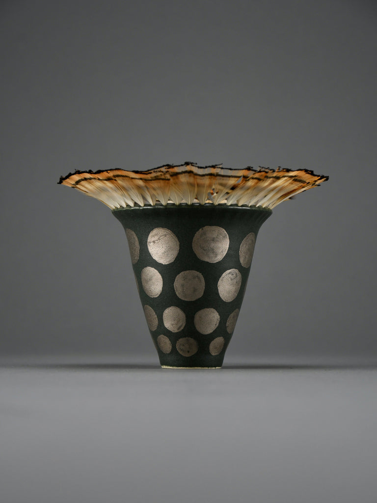 Renate Weidner Rare “Vase with Feathers” 2004 - Art
