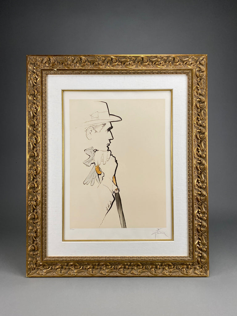 René Gruau “Au Champs de Cours” 1989 limited edition hand signed lithograph - Art