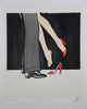 René Gruau bonjour Chérie limited edition lithograph 74/300 printed by Mourlot Paris - Art