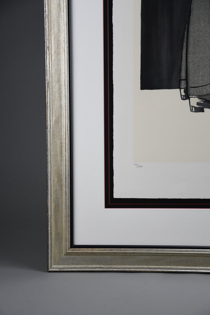 René Gruau bonjour Chérie limited edition lithograph 74/300 printed by Mourlot Paris - Art