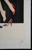 René Gruau bonjour Chérie limited edition lithograph 74/300 printed by Mourlot Paris - Art
