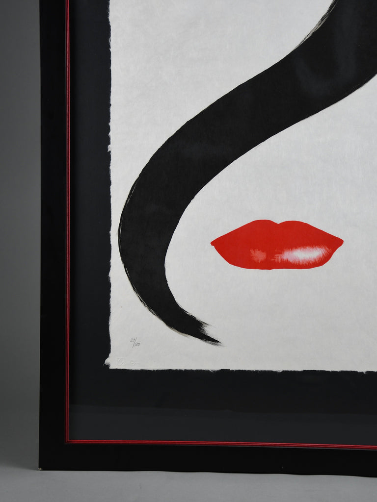 René Gruau Rouge Basier limited edition 29/300 lithograph - Art