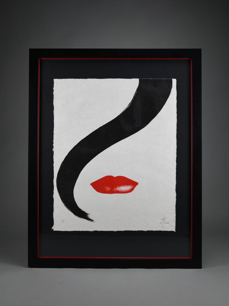 René Gruau Rouge Basier limited edition 29/300 lithograph - Art