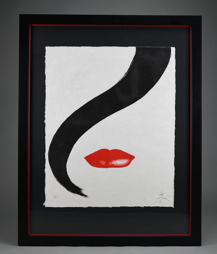 René Gruau Rouge Basier limited edition 29/300 lithograph - Art