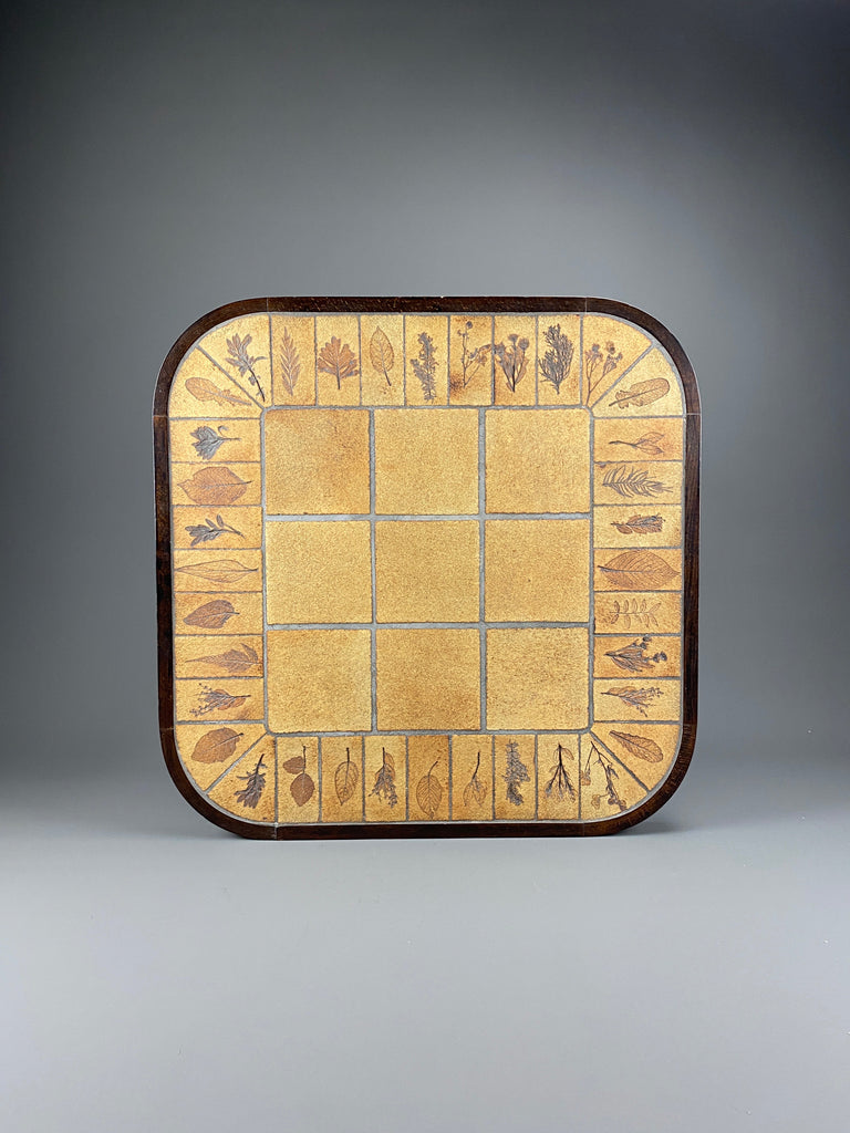 Roger Capron mid century modern ceramic and stained beech coffee table - Furniture