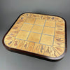 Roger Capron mid century modern ceramic and stained beech coffee table - Furniture