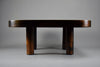 Roger Capron mid century modern ceramic and stained beech coffee table - Furniture