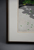 Ryokufu (Green Breeze), Zen Garden Tsukubai woodblock print by Masao Ido - Art