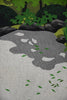 Ryokufu (Green Breeze), Zen Garden Tsukubai woodblock print by Masao Ido - Art