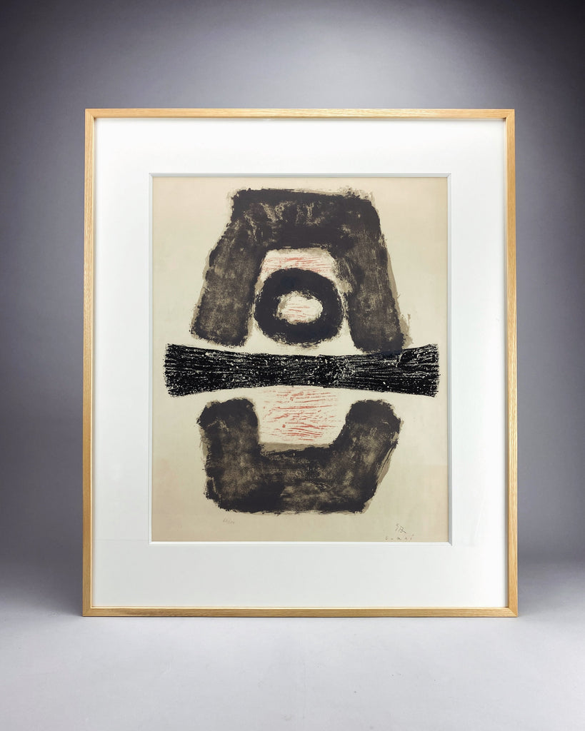 ’ Samurai ’ Color Lithograph by Kumi Sugaï 1958 - Art
