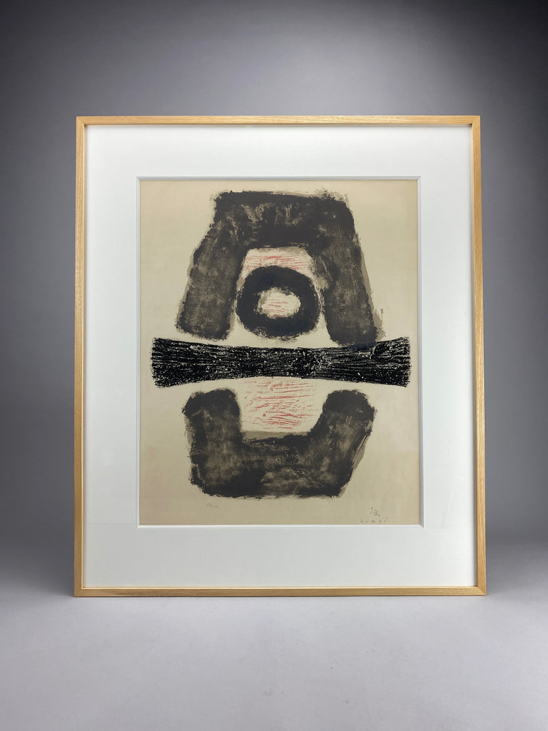 ’ Samurai ’ Color Lithograph by Kumi Sugaï 1958 - Art
