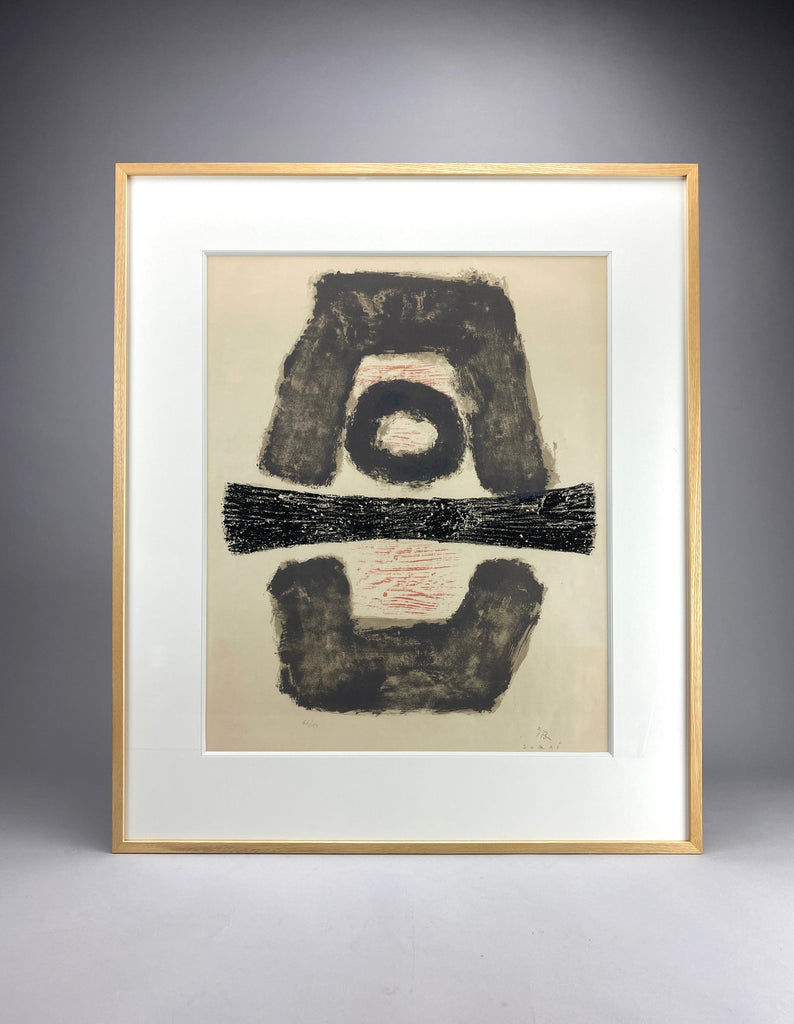 ’ Samurai ’ Color Lithograph by Kumi Sugaï 1958 - Art