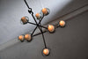 Scandinavian Mid-Century Modern Chandelier Erik Hoglund Attributed - Decor