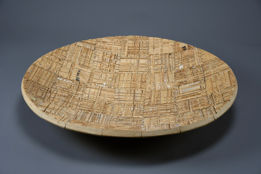 Sculptural contemporary wooden center art piece by Rik Davids 2001 - Decor Sculpture