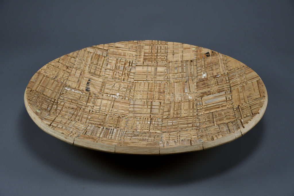 Sculptural contemporary wooden center art piece by Rik Davids 2001 - Decor Sculpture