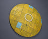 Sculptural contemporary wooden center art piece by Rik Davids 2001 - Decor Sculpture